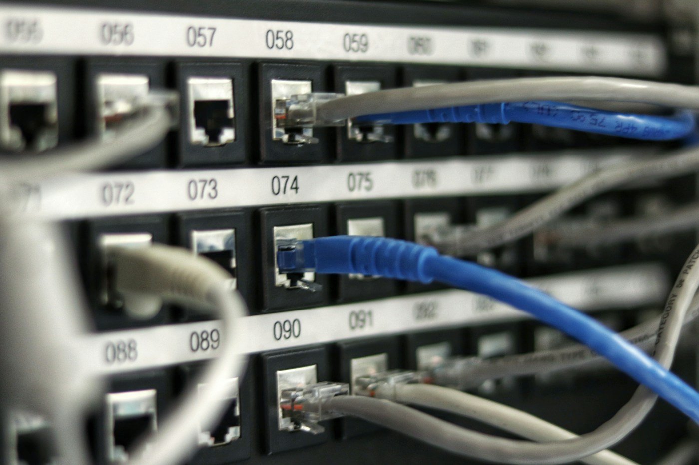 Connected network equipment representing reliable technology infrastructure